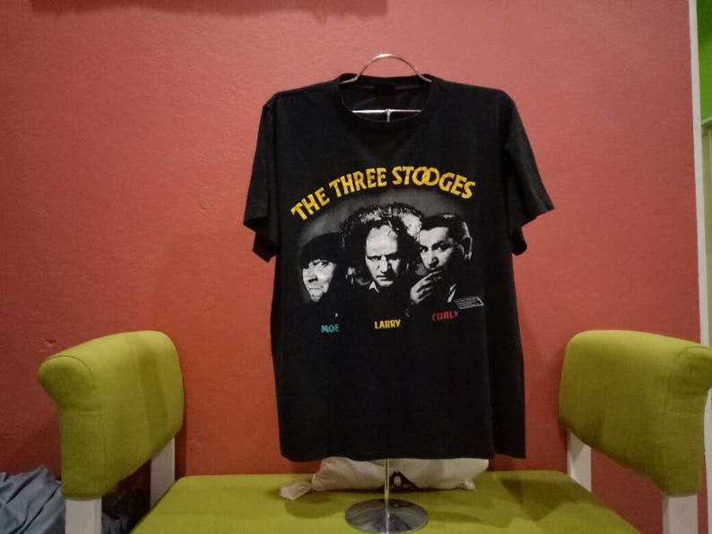 Vintage Rare The Three Stooges 1988 / Movie t-shirt X L image 1