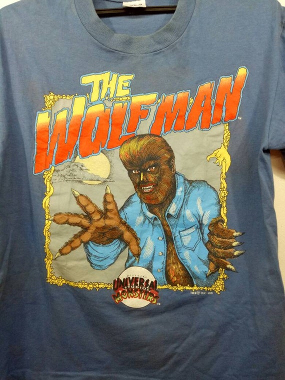 Vintage 90s the Wolf Man Universal Studios T Shirt Size Vintage 90s the Wolf Man Universal Studios T Shirt Size