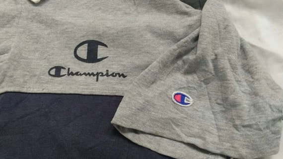 Rare!! Champion Spellout Big Logo polos - image 3