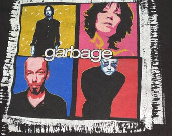 2001年 Garbage 『beautiful』 ツアー Tシャツ Vintage Garbage Beautiful Garbage World Tour 2001 American Rock