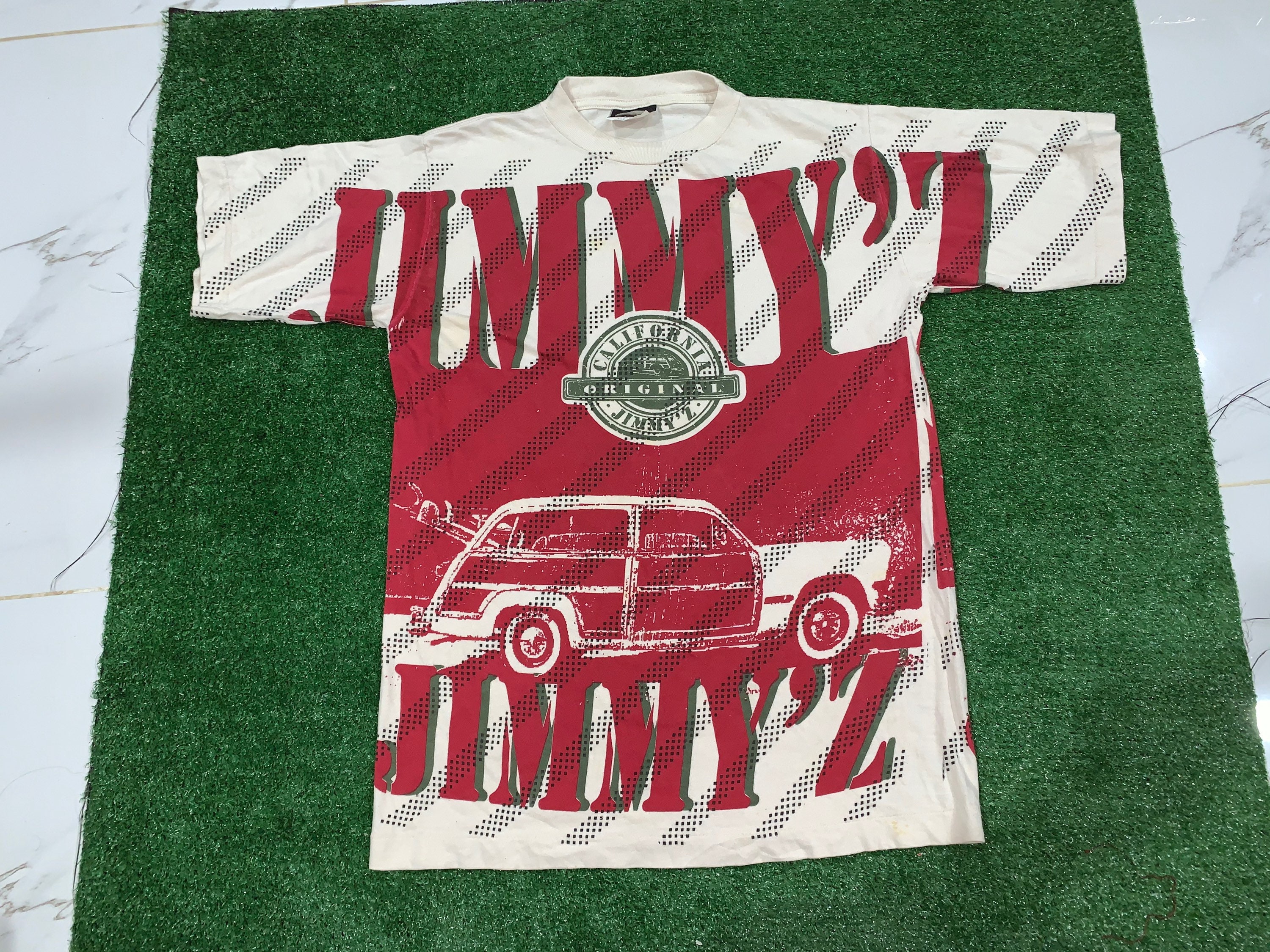 Vintage Jimmy Z Skateboard 90s All Over Print Zorlac