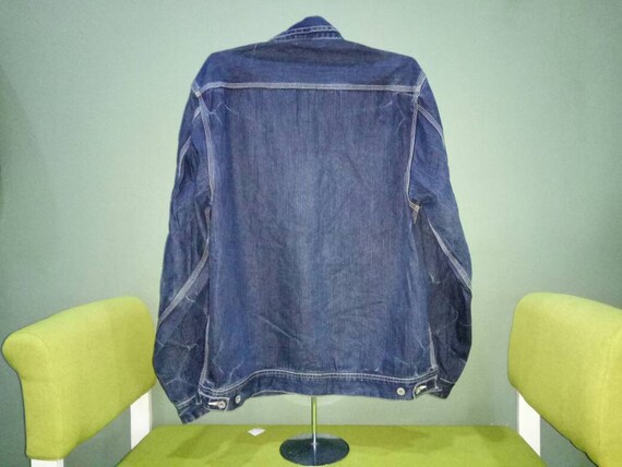 Masterpiece Hectic Denim Jacket Work Wear/swag/ Streetwear - Etsy