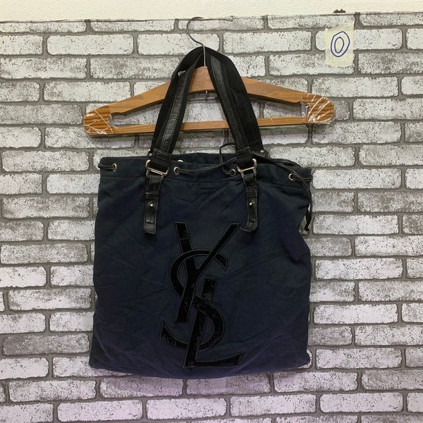 Borsa totes Yves Saint Laurent con logo grande