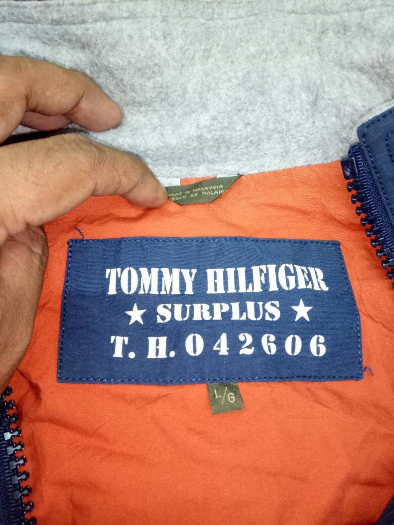 Rare Tommy Hilfiger Surplus Box Logo Large | Etsy