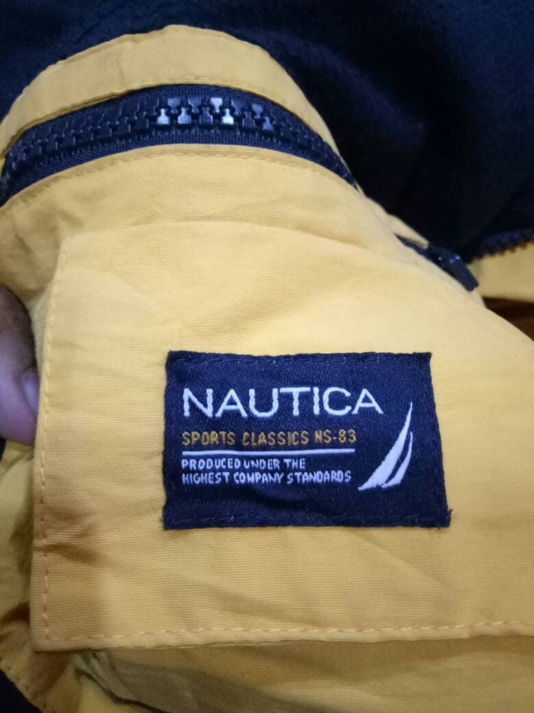 Vintage Nautica Sailing Gear Spell Out Big Logo Jacket Hoodies - Etsy