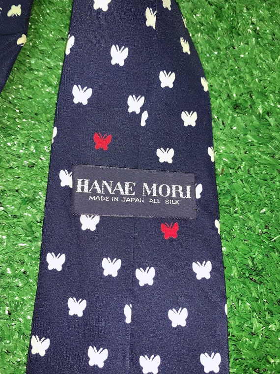 Hanae Mori 100% Silk Butterfly Design Neckties - image 2