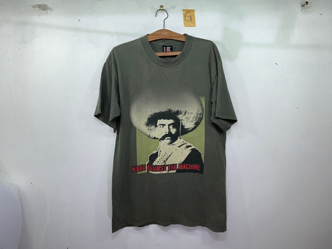 Vintage 90s Rage Against the Machine Emiliano Zapata T Shirt Vintage 90s Rage Against the Machine Emiliano Zapata T Shirt