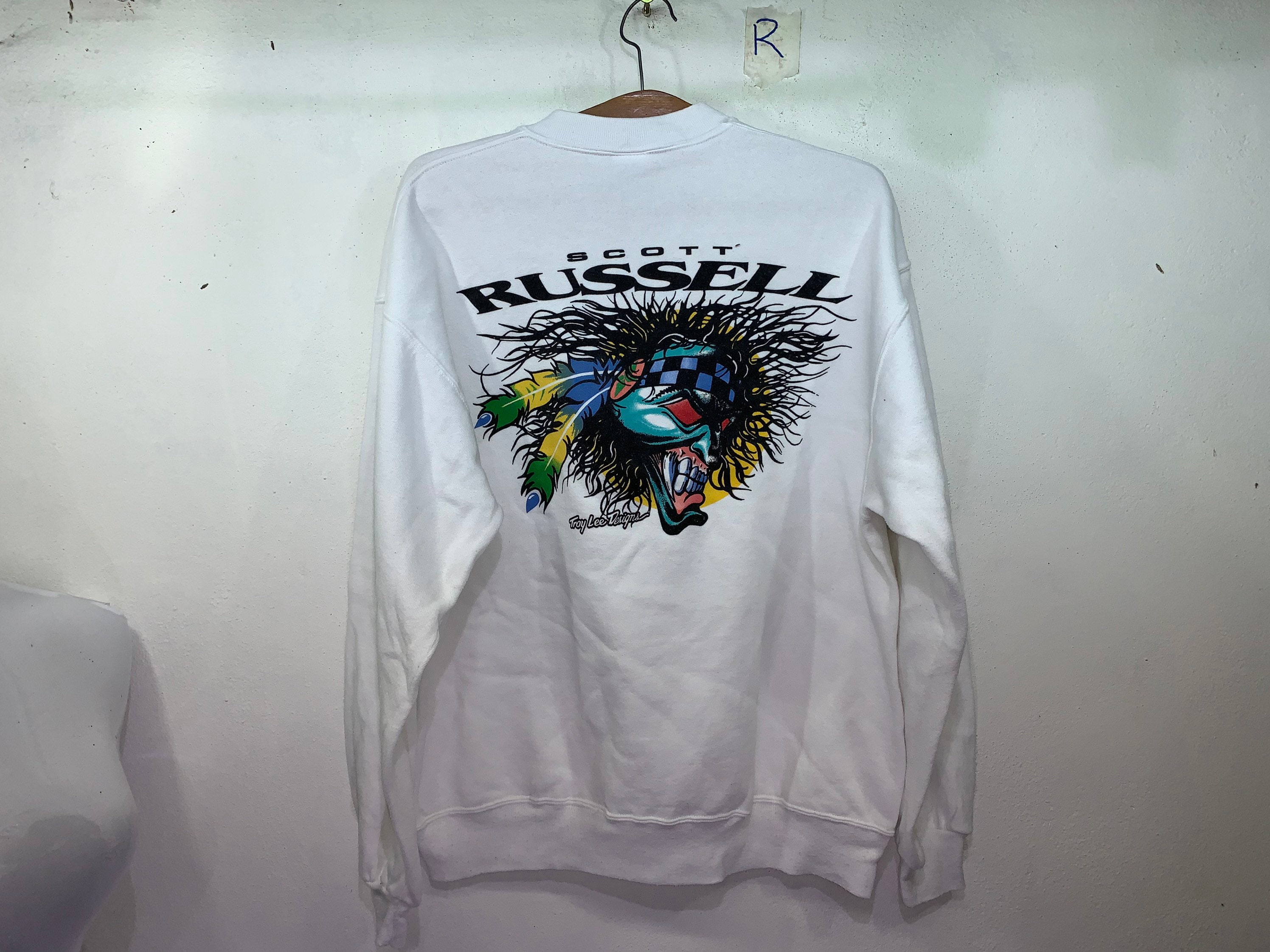 Vintage Scott Russell Troy Lee Designs Mr Daytona Racing Team L 