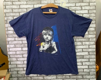 Vintage Les Miserables cmol 1996 Musical Drama t-shirt X L