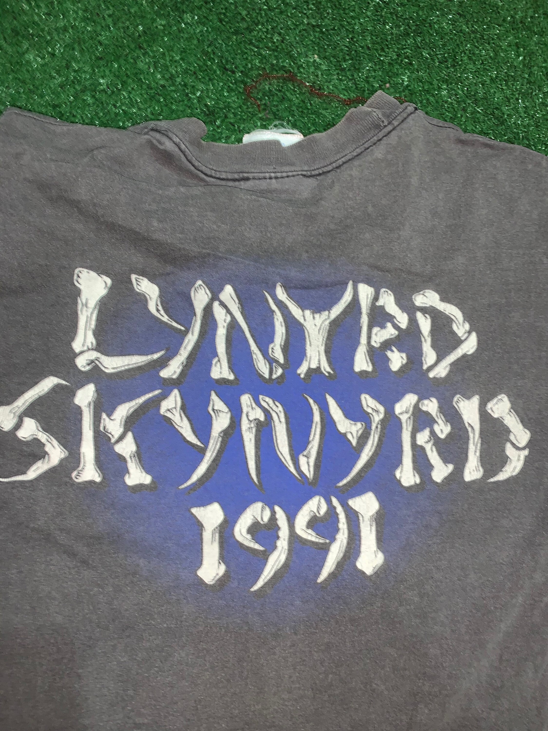 Vintage Lynyrd Skynyrd American Rock Band Tour 1991 T-shirt L - Etsy