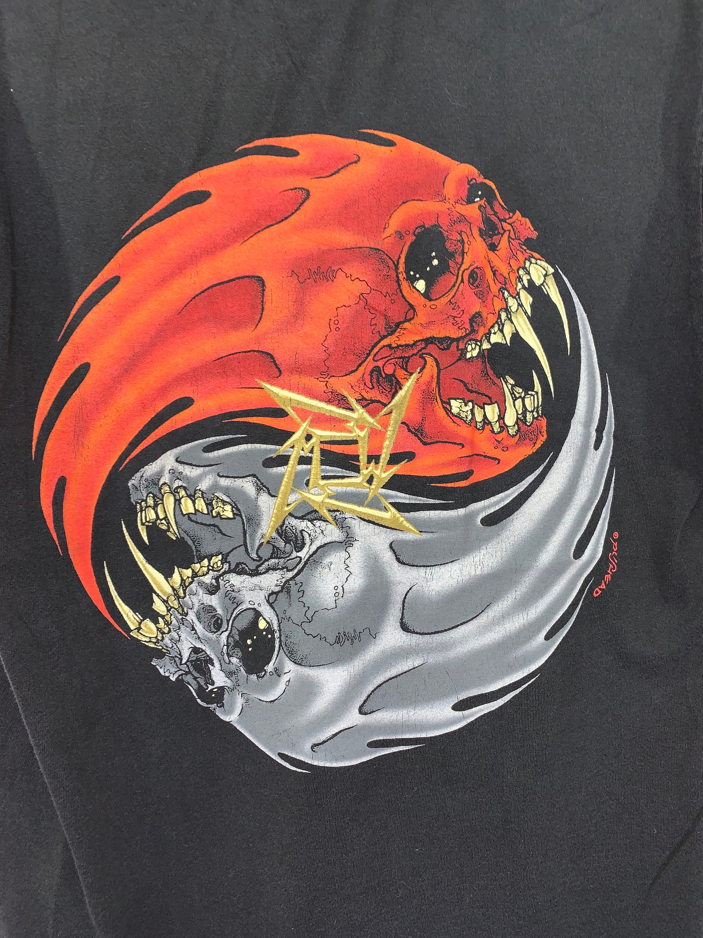 90sMETALLICAメタリカREBELパスヘッドPUSHEADビンテージ