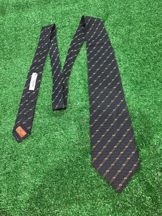 Cravatte Dolce & Gabbana En Soie Pour Homme - Bleu, Vintage - Occasion élégante
