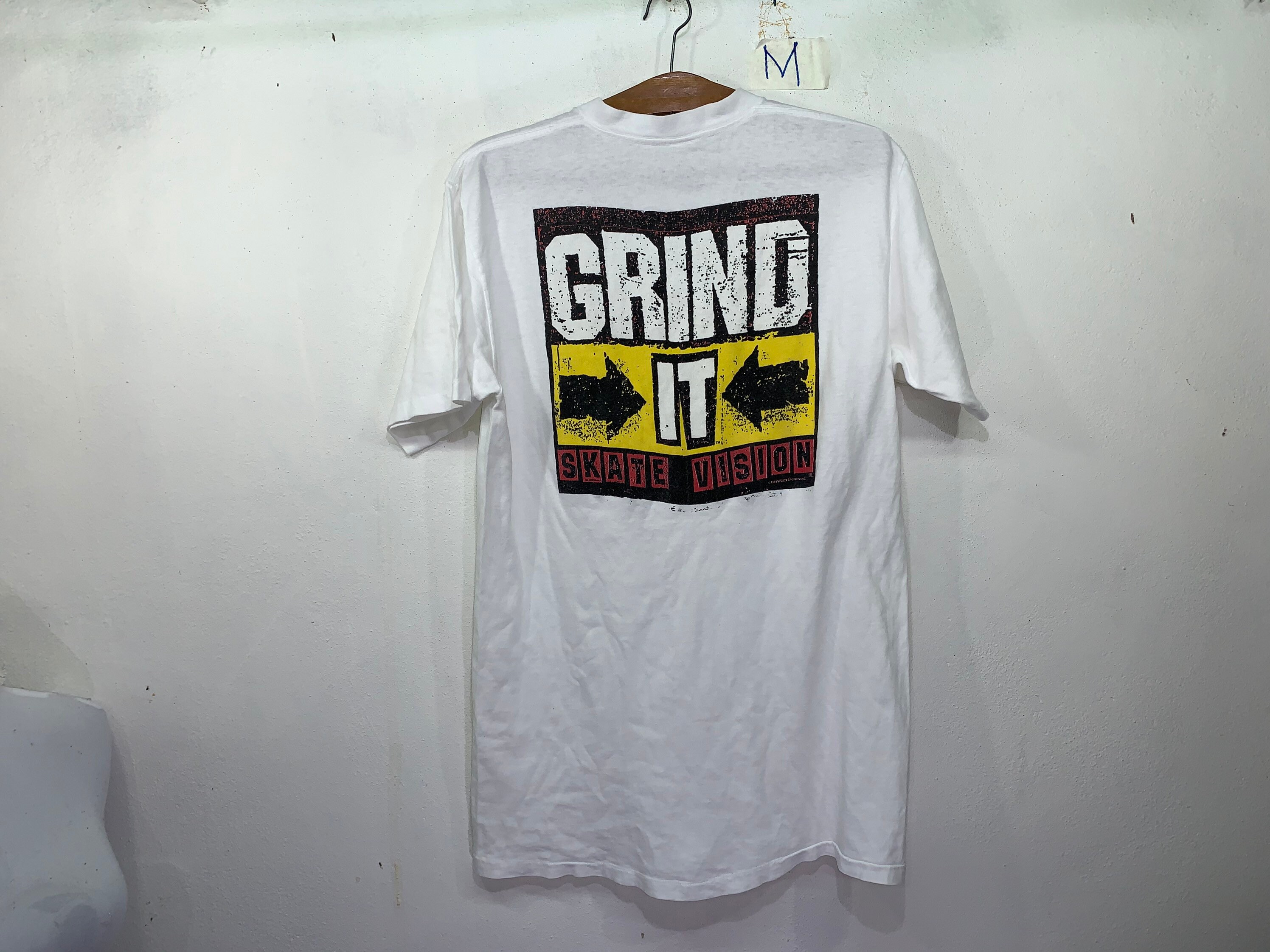 Rare! Vintage Vision Street Wear Grind It Skate Vision 1988 Rare! Vintage Vision Street Wear Grind It Skate Vision 1988