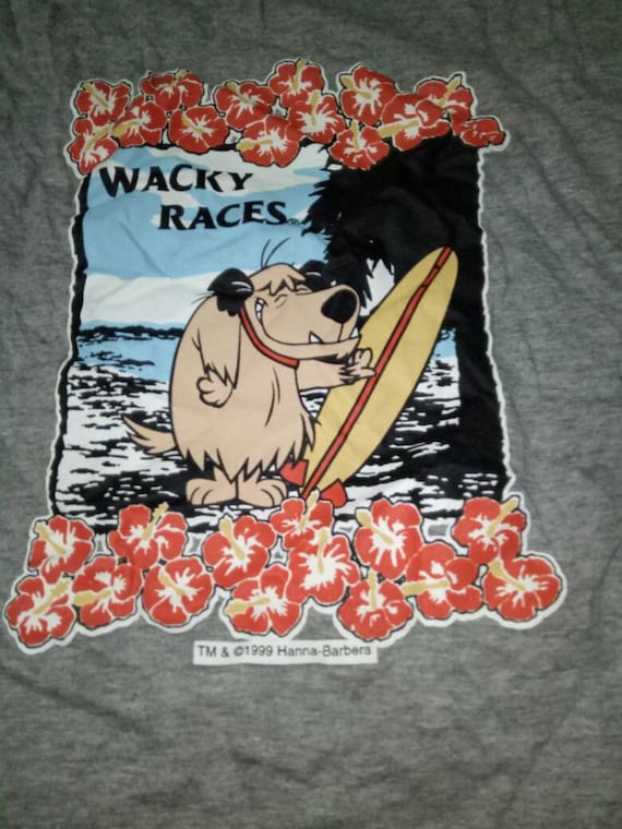 Vintage The Flinstone WACKY RACES XLsize