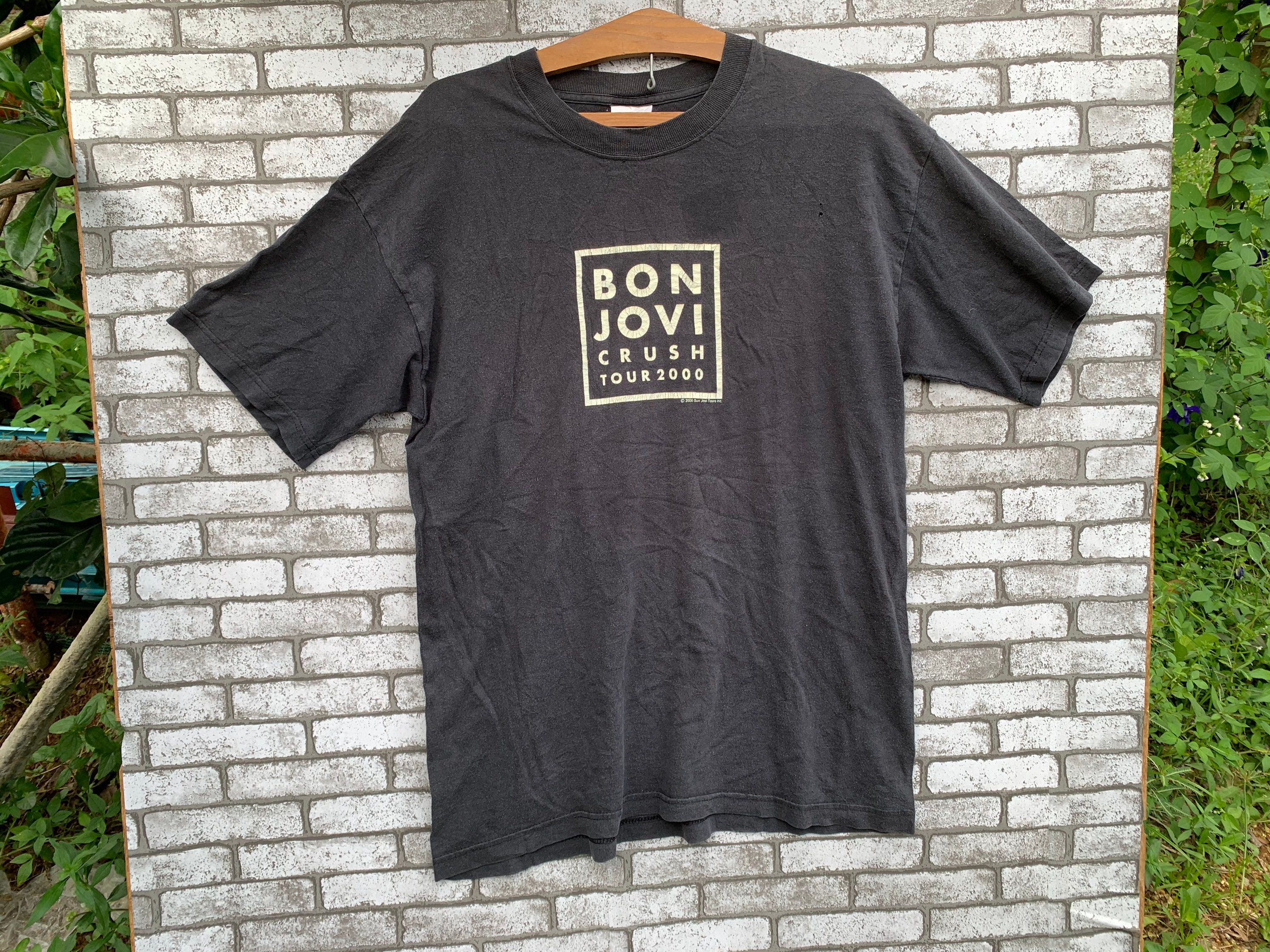 Vintage Bon Jovi Crush Tour 2000 American Rock Band T-shirt