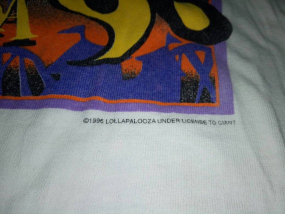 Rare!! Vintage Lollapalooza Shirt Vintage tshirt … - image 3