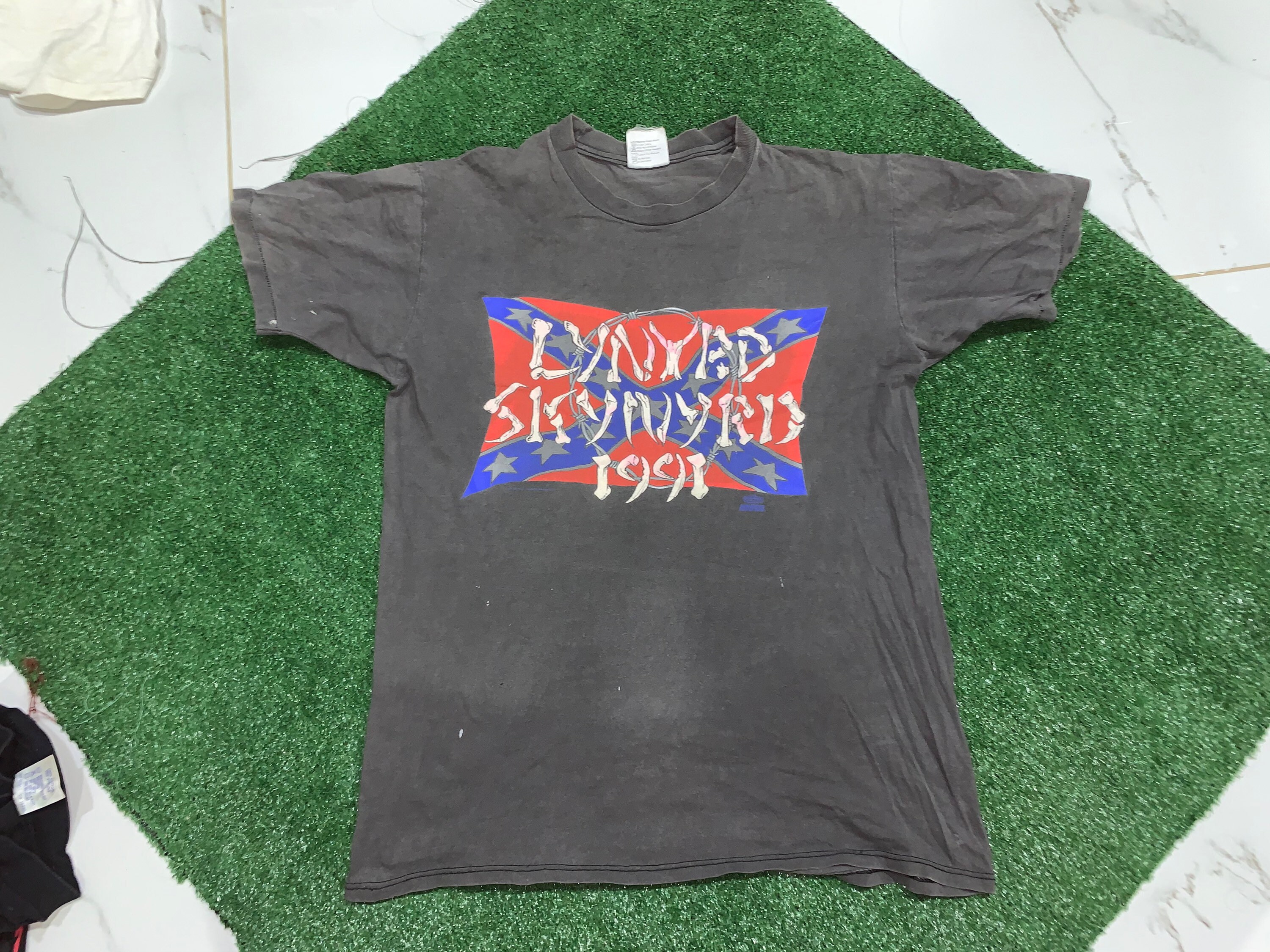 Vintage Lynyrd Skynyrd American Rock Band Tour 1991 T-shirt L - Etsy