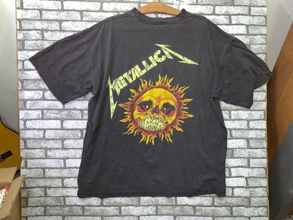 ボロ◎LLICA FLAME SKULL PUSHEAD XL Tシャツ 楽天市場】VINTAGE(ヴィンテージ) サイズ:XXL METALLICA PUSHEAD
