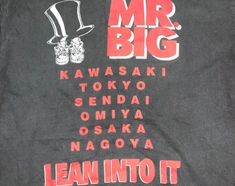 ヴィンテージ Mr Big Lean Into It ツアー 91-92 アメリカン ロック