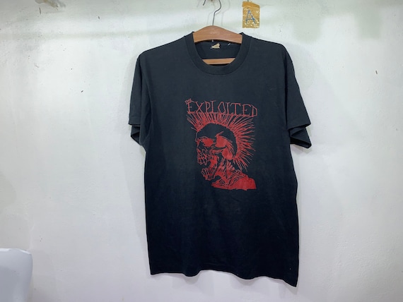 Vintage The Exploited 80s Scottish Punk Rock Band Le… - Gem