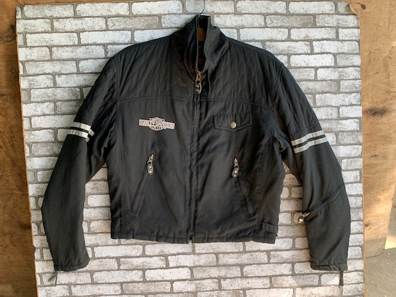 ジャケット・アウター VINTAGE Harley-Davidson Motorcycle Jkt Vintage Harley Davidson Motorcycle Jacket Multi Zipper M