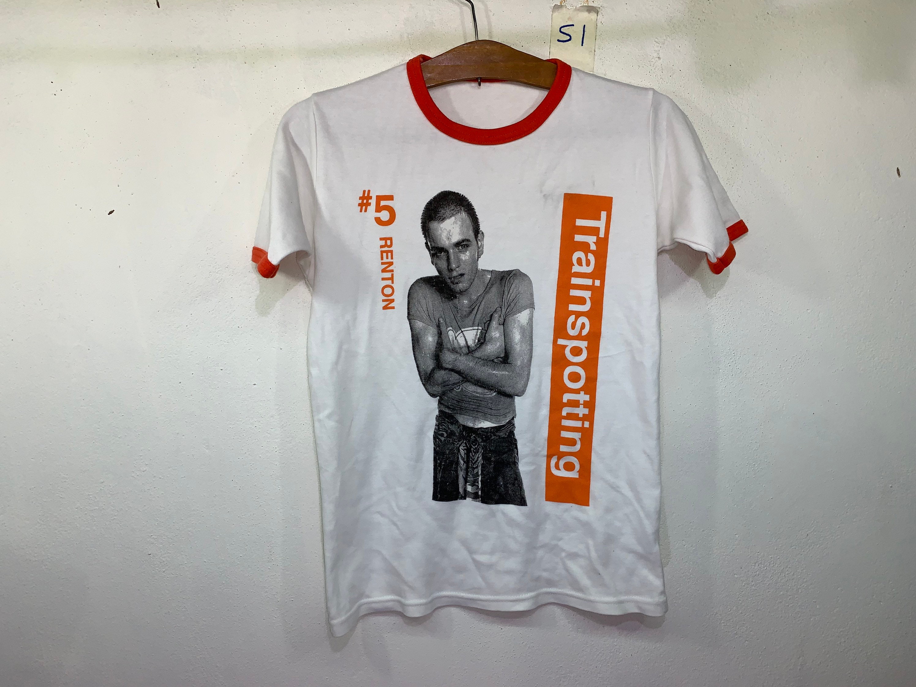 Vintage Trainspotting 5 Renton Ewan Mcgregor Danny Boyle Film T