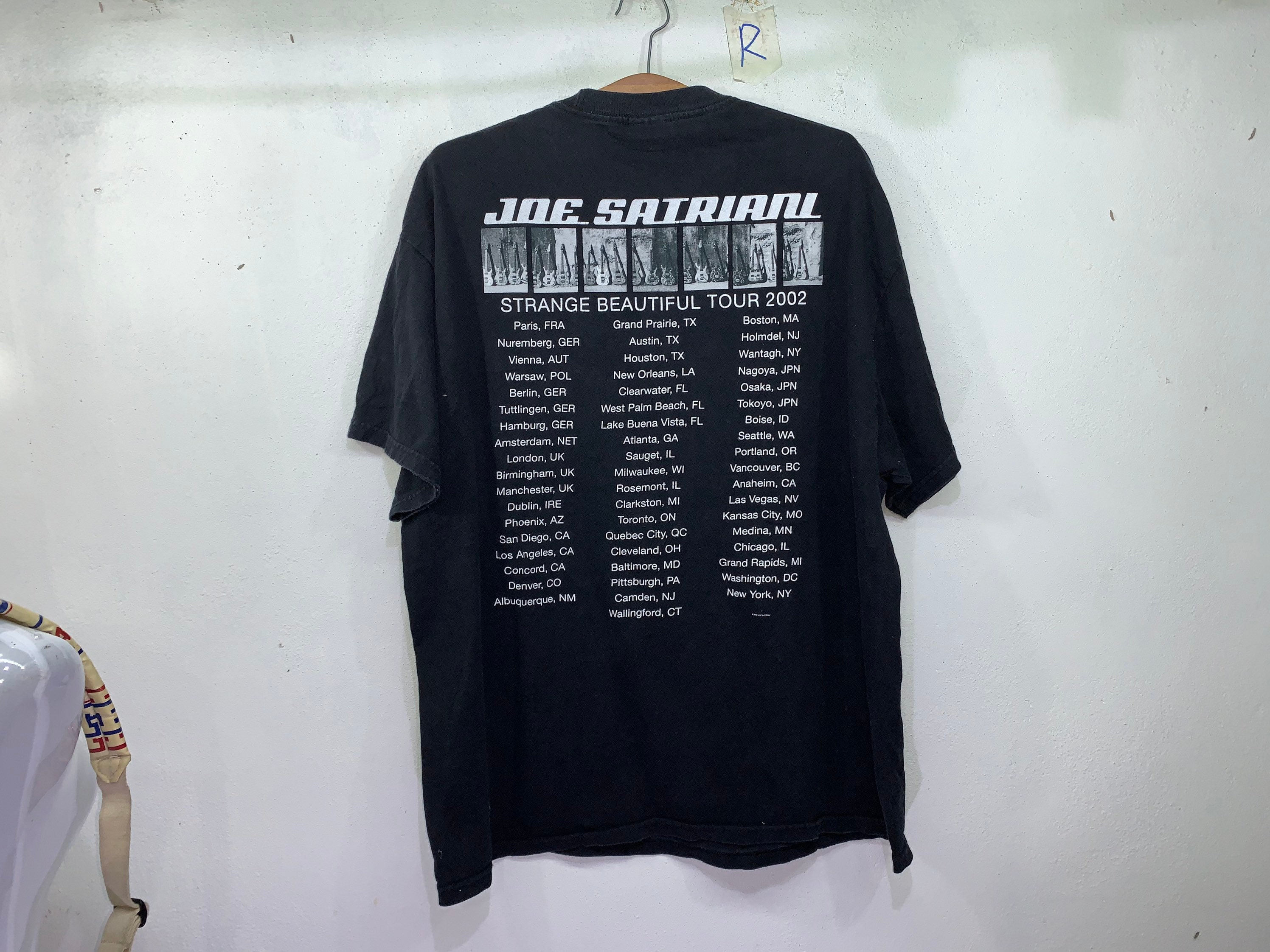 Vintage Joe Satriani Strange Beautiful Tour 2002 American Rock
