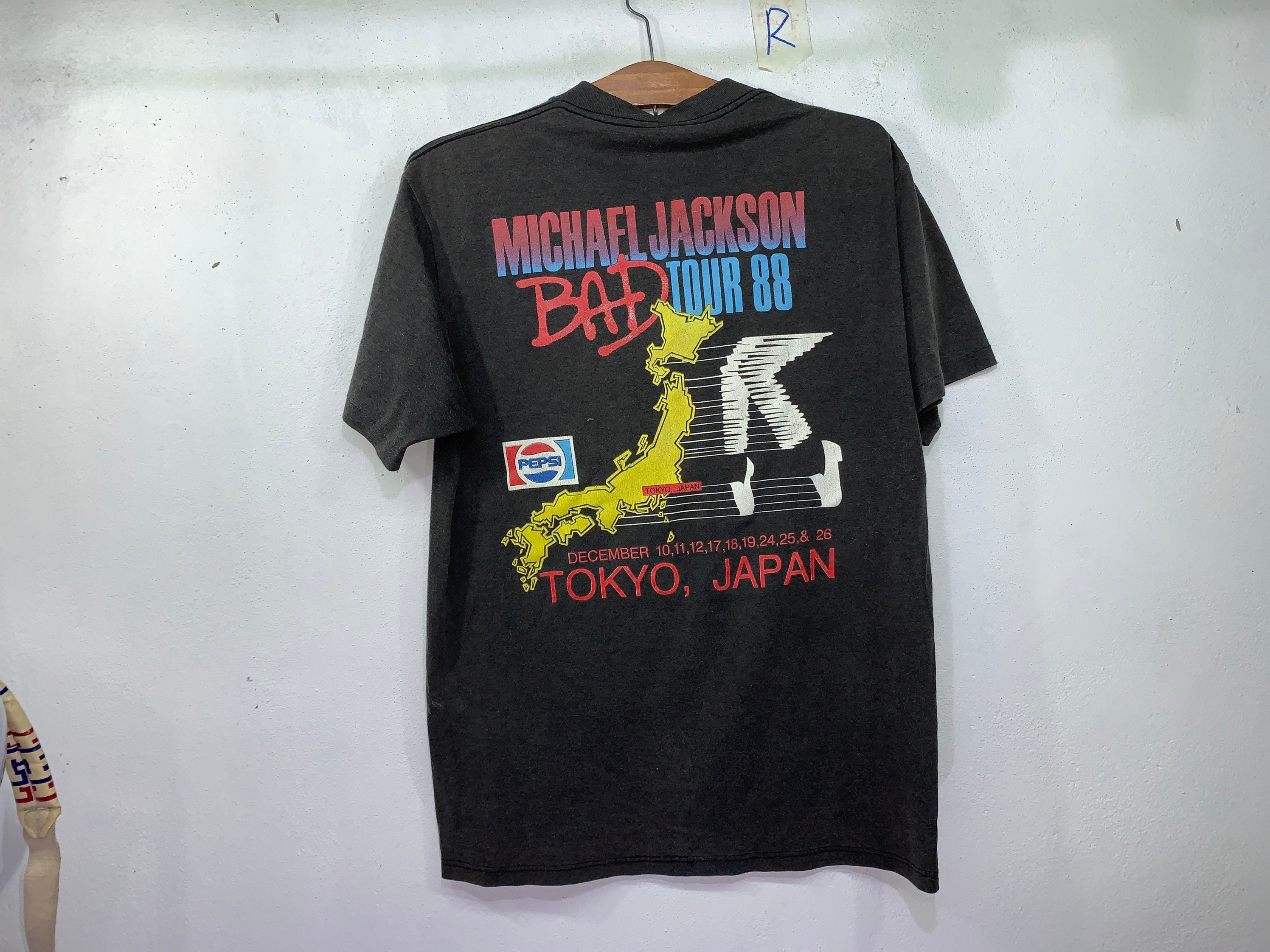 Vintage Michael Jackson Bad Tour Tokyo Japan 1988 King of Pop