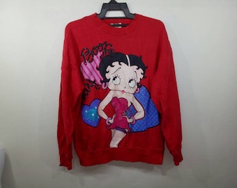 Vintage Betty Boop All Over Print 90s Cartoon Network (negozio P)