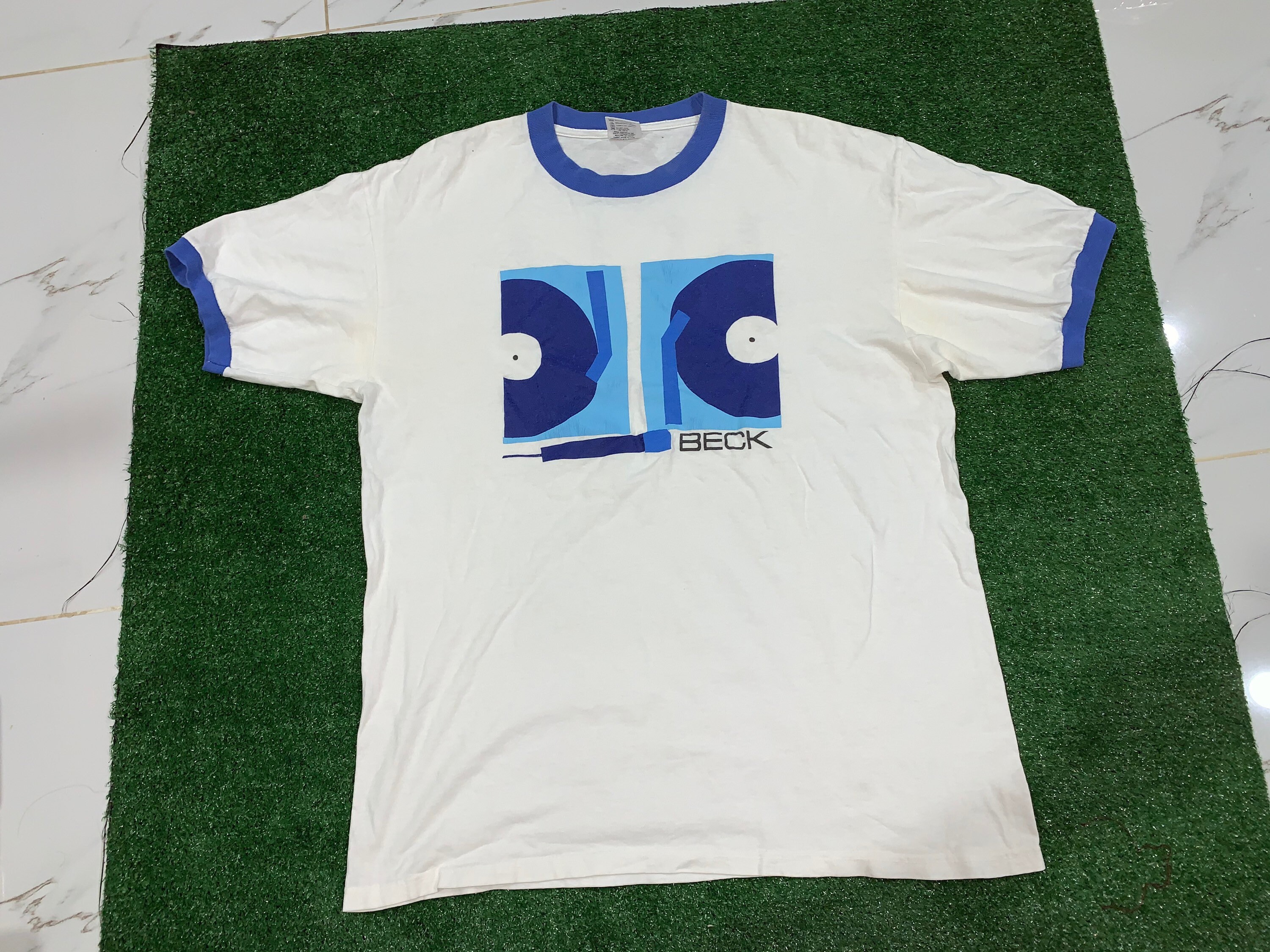 Vintage Beck Hansen 2 Turntables and A Microphone Odelay Tour