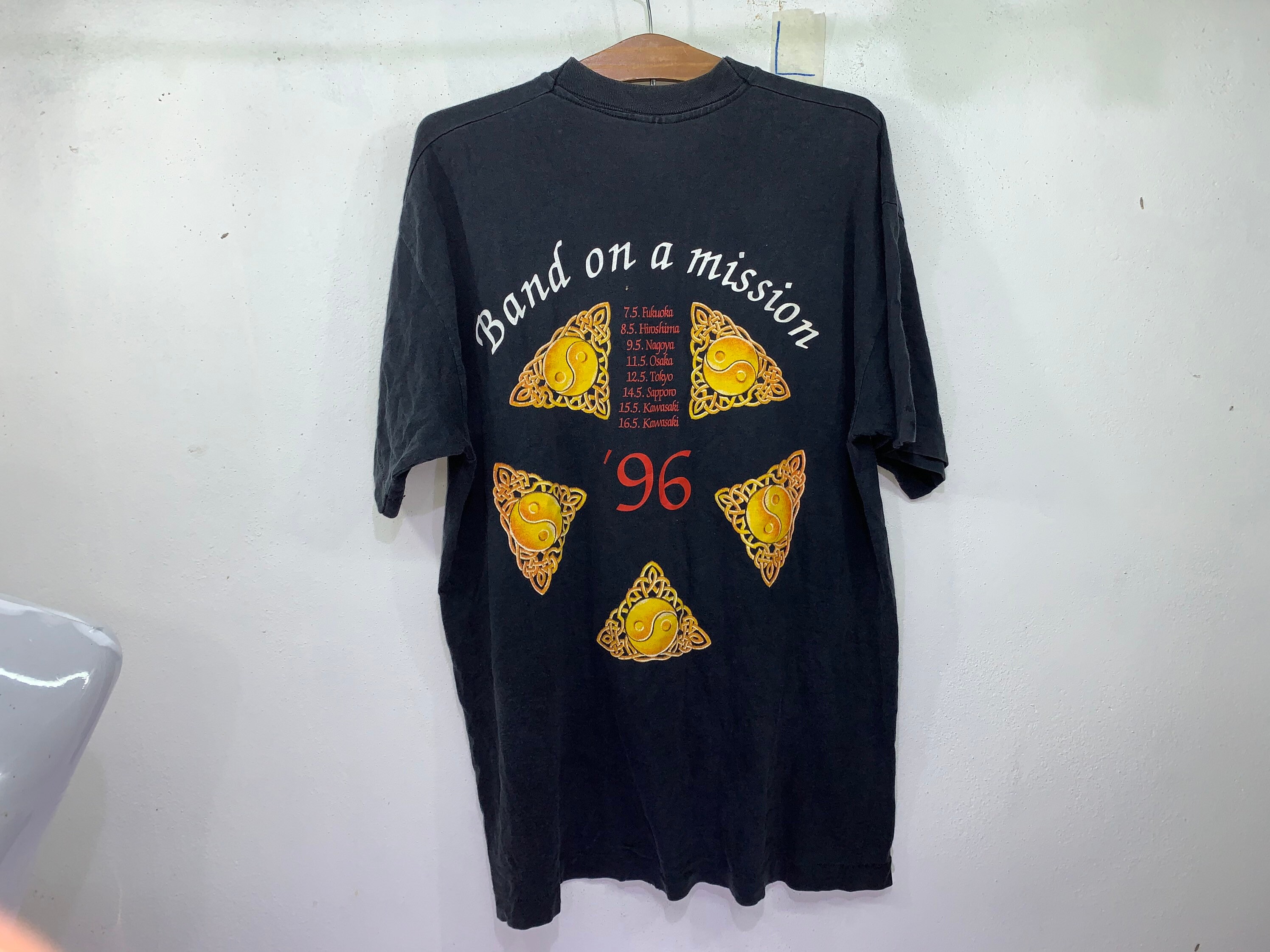 Vintage Gamma Ray on A Mission 96 Germany Power Metal Band T Vintage Gamma Ray on A Mission 96 Germany Power Metal Band T