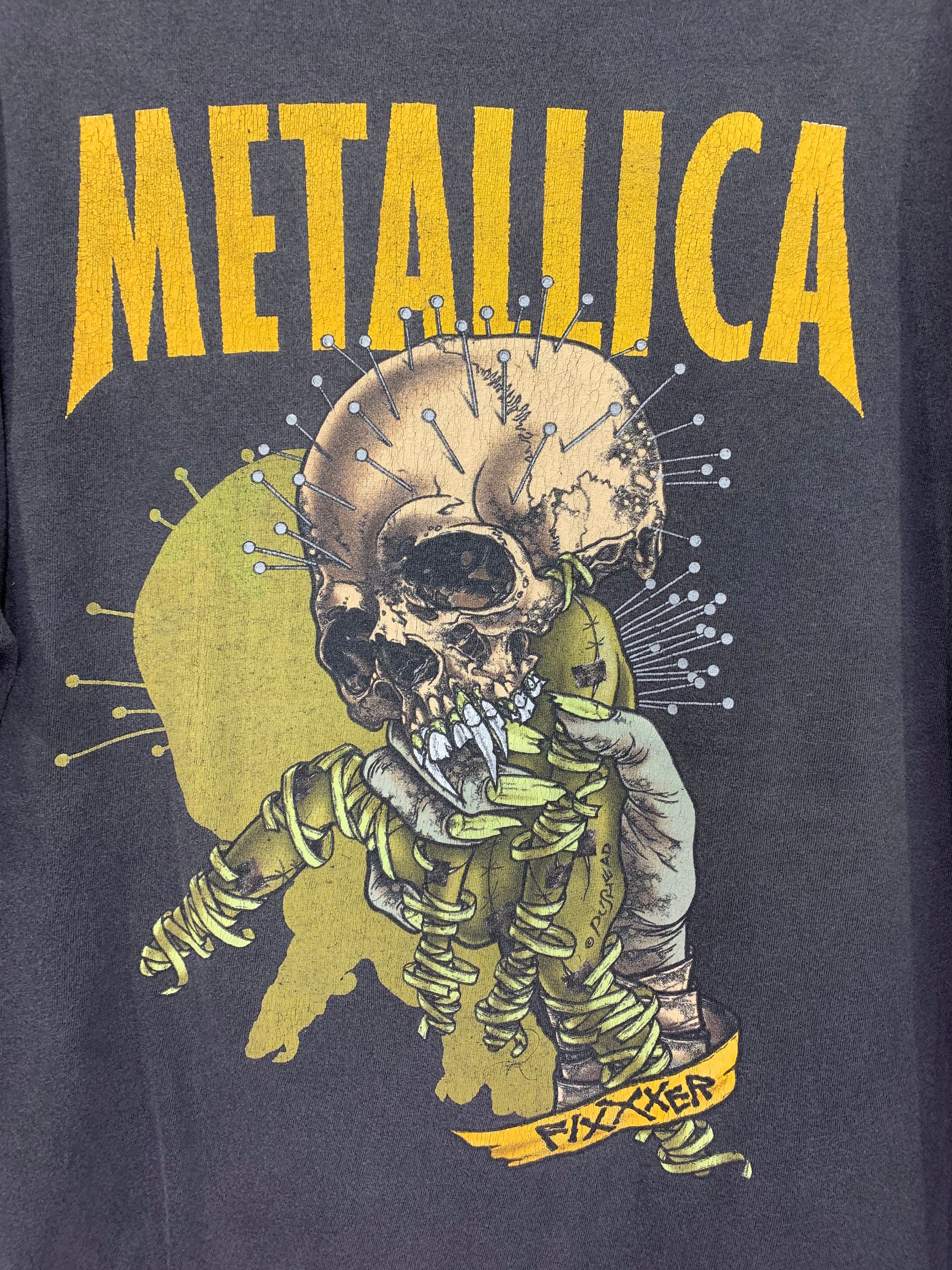 VINTAGE メタリカ PUSHEAD FIXXXER Tシャツ リメイク 31f790a310f2619db253f806a5acfa