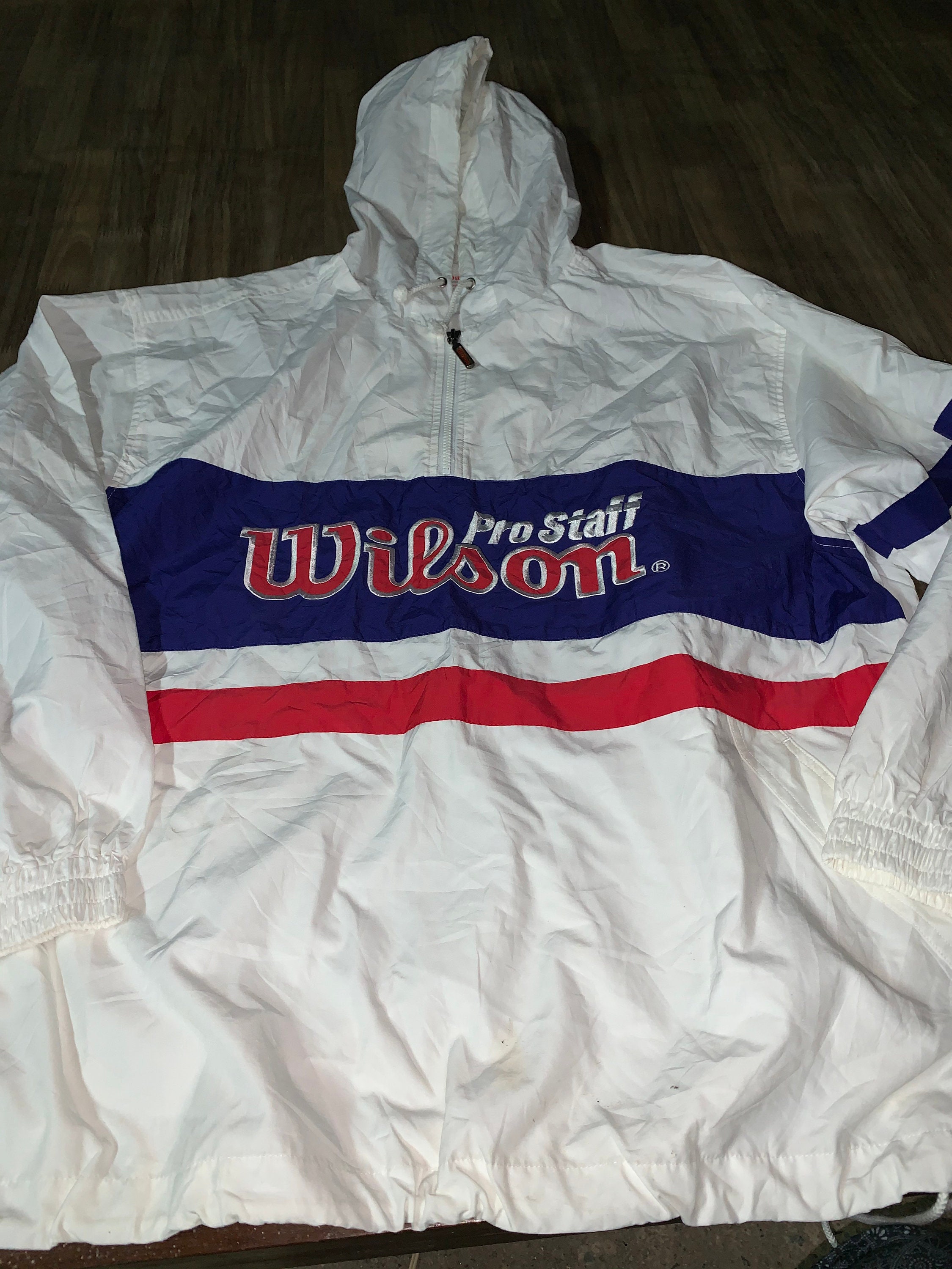 【2025年】高評価レビューアイテム特集 Free Hoodie Jacket Multicolor Staff Pro Wilson Size Etsy - ウェア