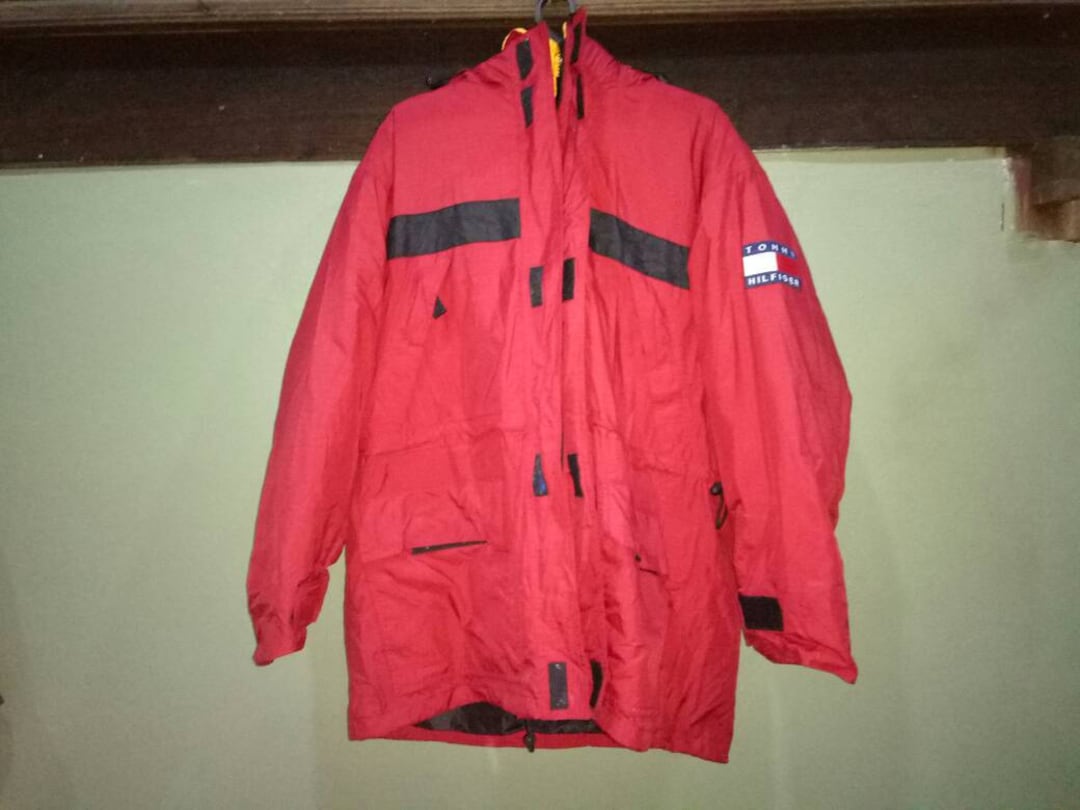 Very Rare Tommy Hilfiger Sailing Gear Jacket Hoodies 2 in 1 Jacket