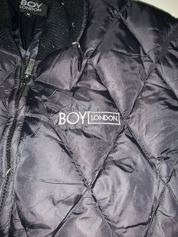 Rare!! Boy London Goose Down Jacket Zipper Punk R… - image 8