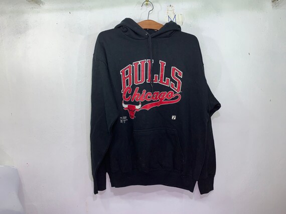 Vintage NBA Chicago Bulls Hoodie Pullover Sweatshirt Big Logo -  Denmark