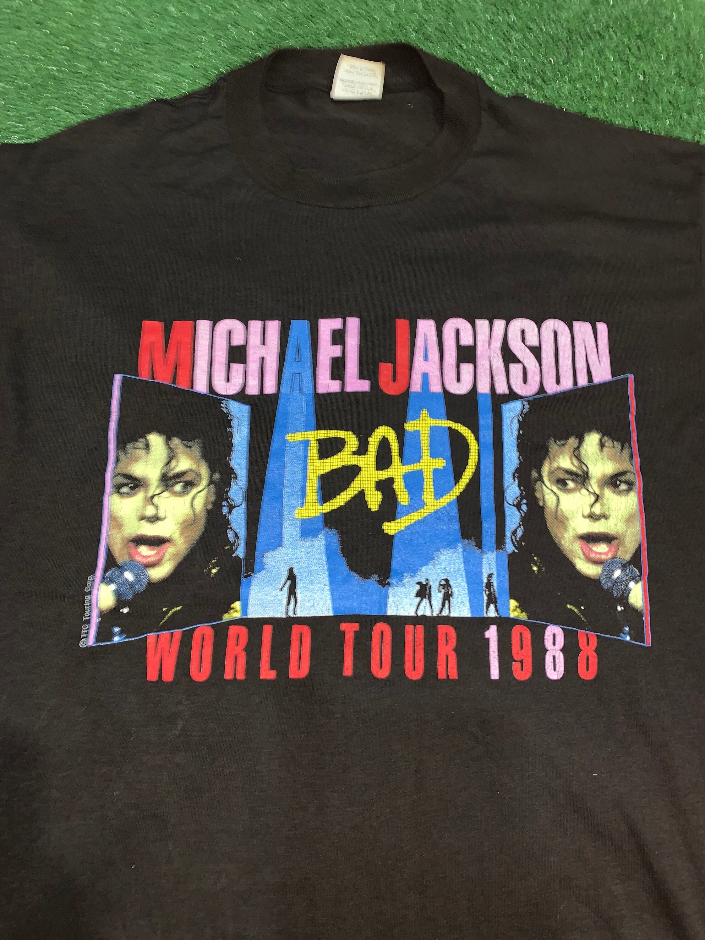 Vintage Michael Jackson Pepsi Bad World Tour 1988 King of