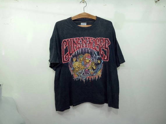 Guns N/' Roses shirt 1988 tour American hard rock band shirt Heavy metal Ladies shirt size XS
