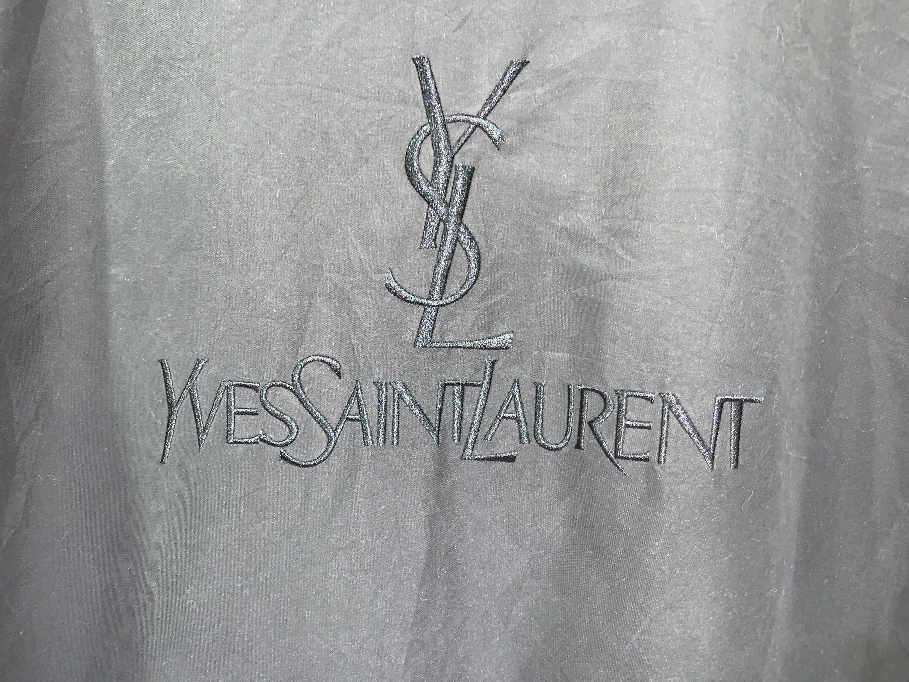 Yves Saint Laurent Pour Homme Spellout Big Logo Embroidery Yves Saint Laurent Pour Homme Spellout Big Logo Embroidery