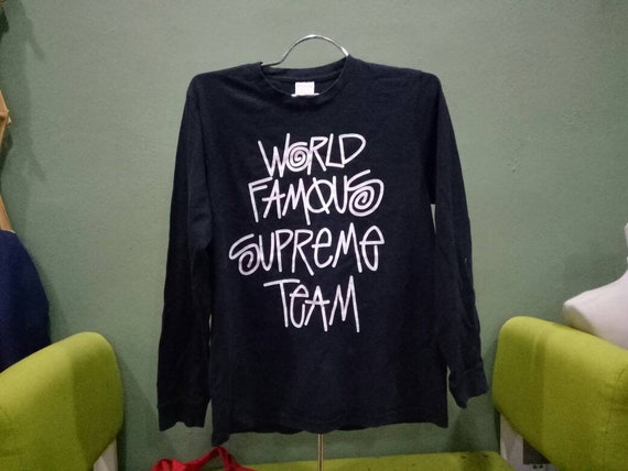 supreme world famous long sleeve