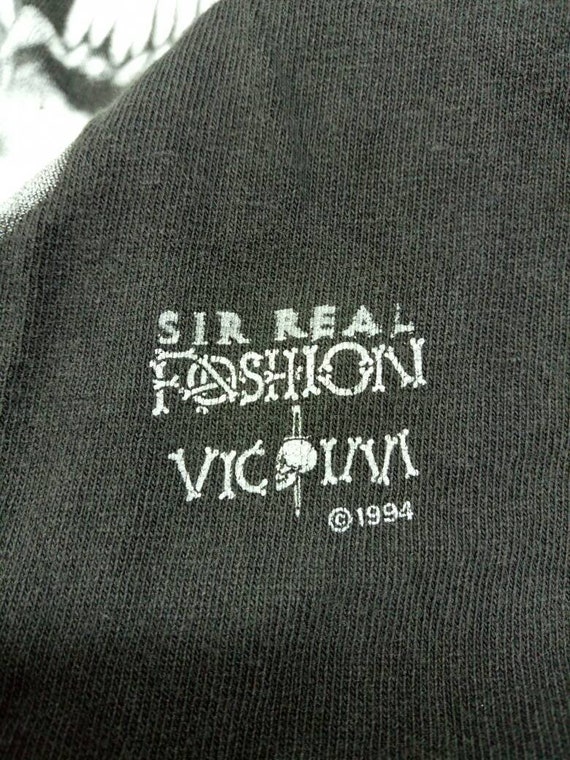 Rare!! Vintage Skull Sir Real Fashion Victim 1994… - image 4