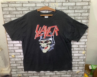 Vintage Slayer Clash of the Titans 1991 Tour Black Cotton T Shirt