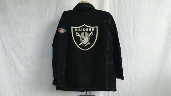 Rare The Oakland Raiders Spellout Big Logo Embroidery Etsy