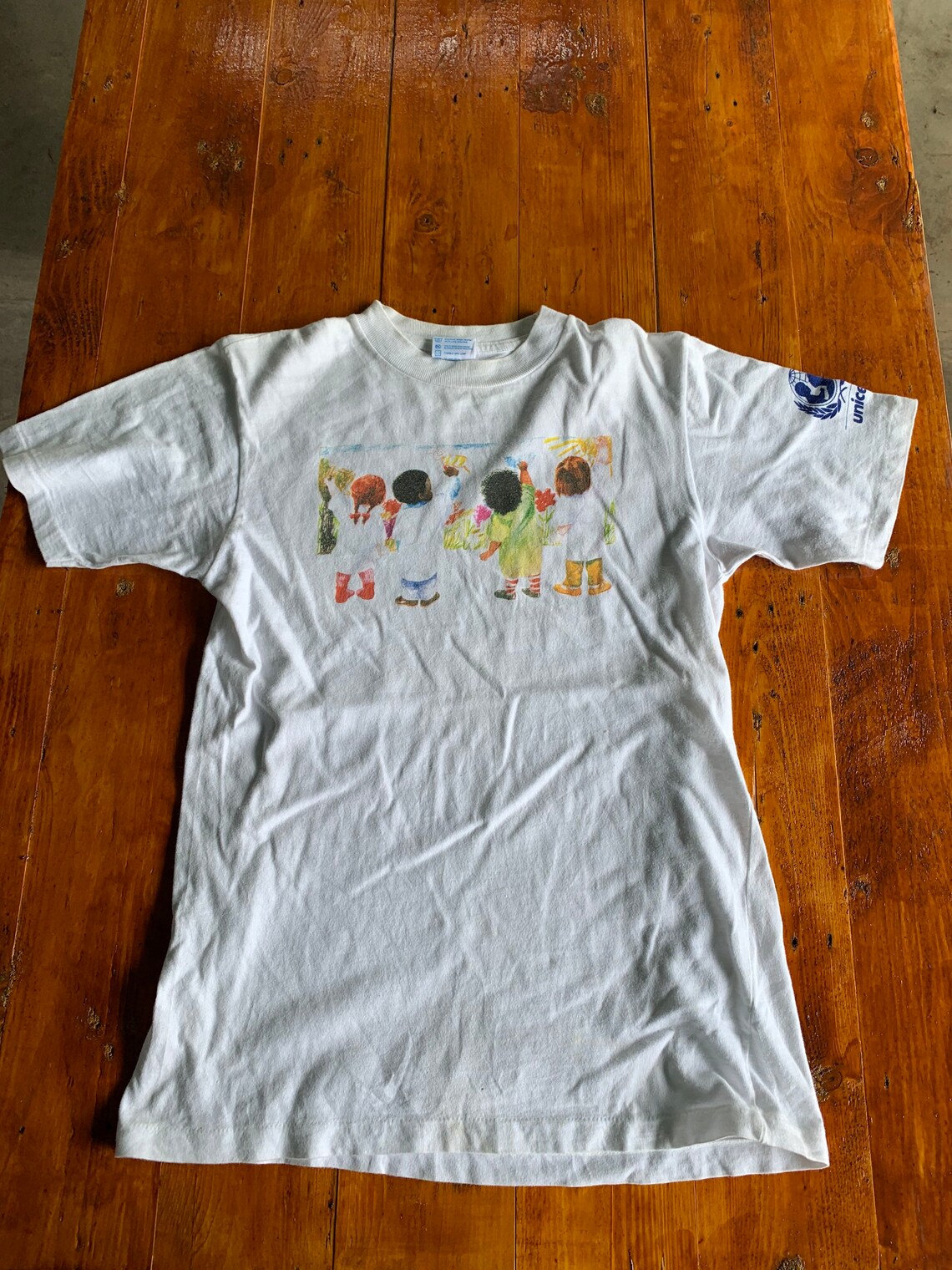 Vintage Unicef T-shirt Youth L Size | Etsy