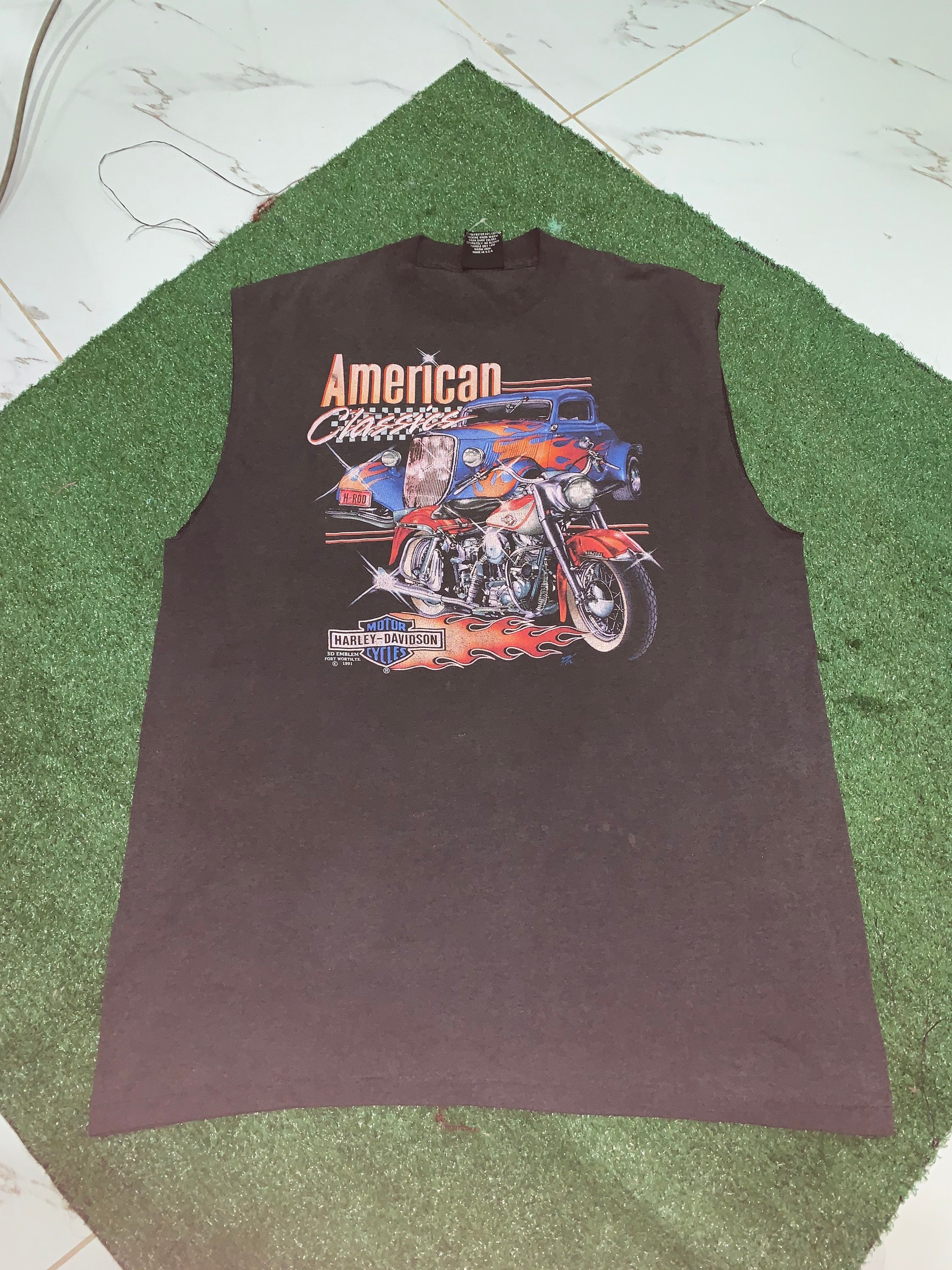 Vintage Harley Davidson American Classics 3D Emblem Fort Worth Tx