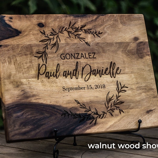 Custom Cutting board  Personalized Cutting Board,  Wedding Gift, Personalized cutting board, Cutting board Engraved,