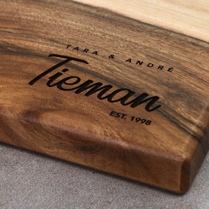 Custom Cutting board, Personalized cutting board, Housewarming gifts for couples, Engraved Cutting Board, Wedding Gifts image 9