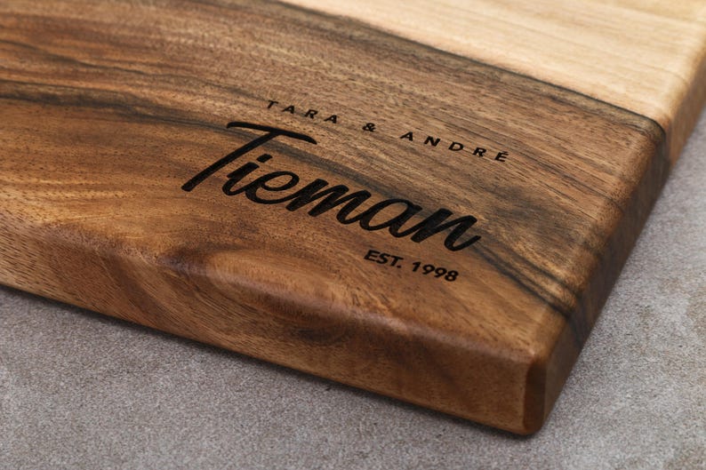 Custom Cutting board, Personalized cutting board, Housewarming gifts for couples, Engraved Cutting Board, Wedding Gifts image 9