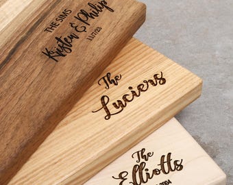 Personalized Cutting Board – Memorial Gifts for Couples, Custom Cutting Board, Housewarming Gift, Corporate Gifts