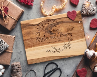 Aangepaste snijplank, gepersonaliseerd cadeau, gepersonaliseerde snijplank, op maat gegraveerd houten cadeau voor echtgenoot
